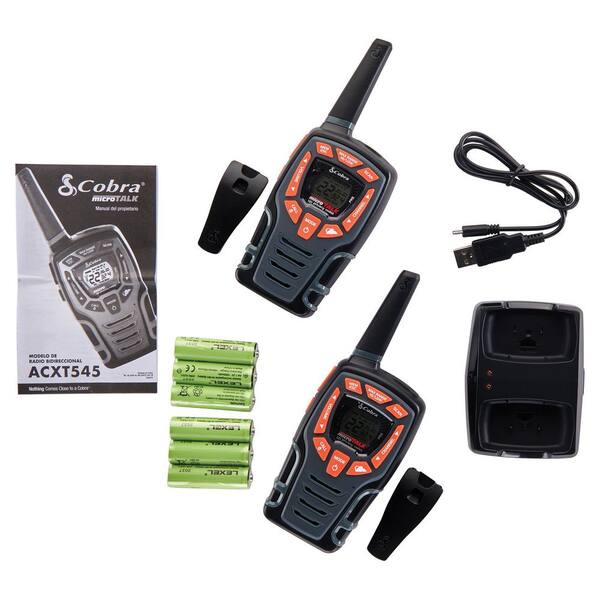 Weather-Resistant 28-Mile Range 2-Way Radio (2-Pack)