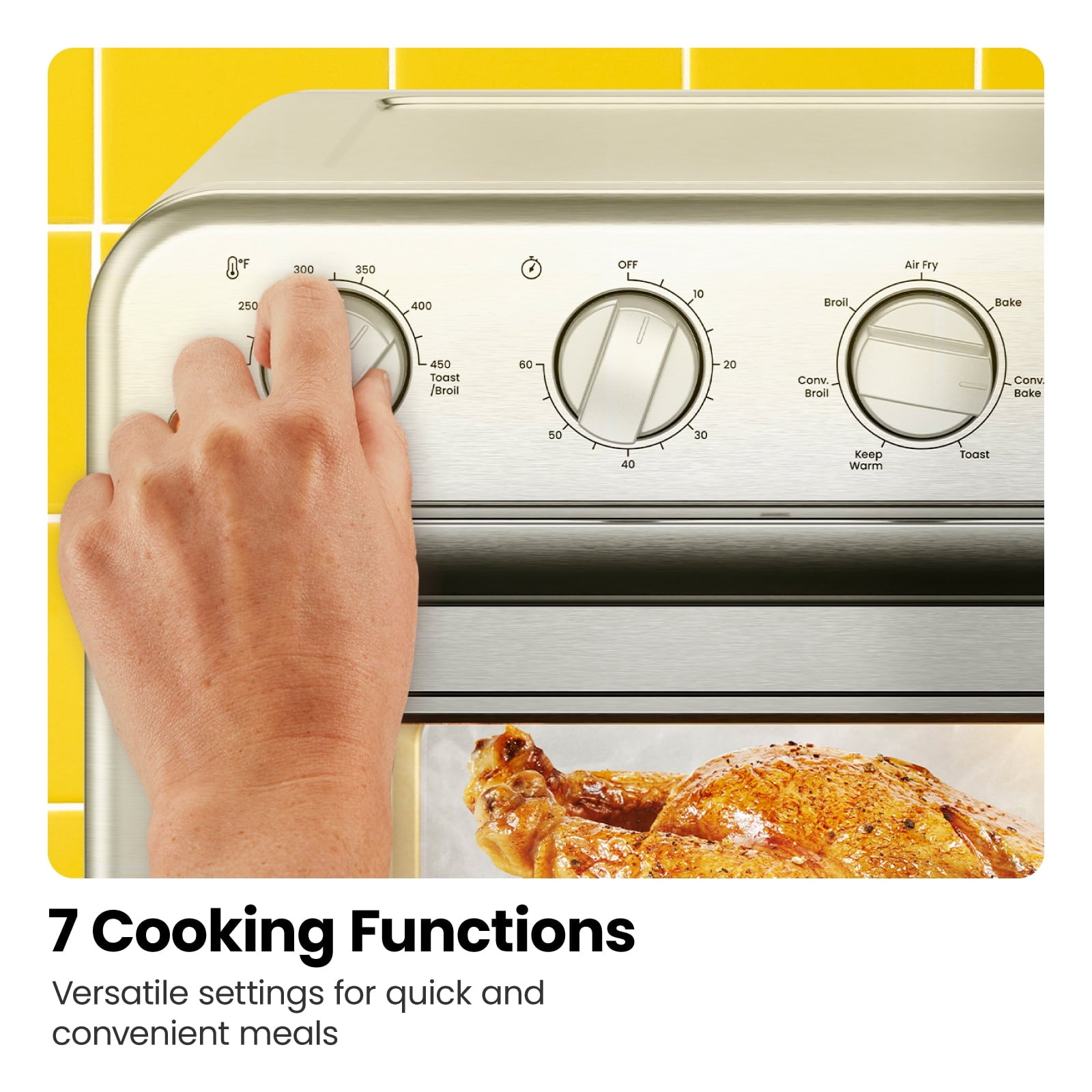 Chefman 18L Toaster Oven Air Fryer