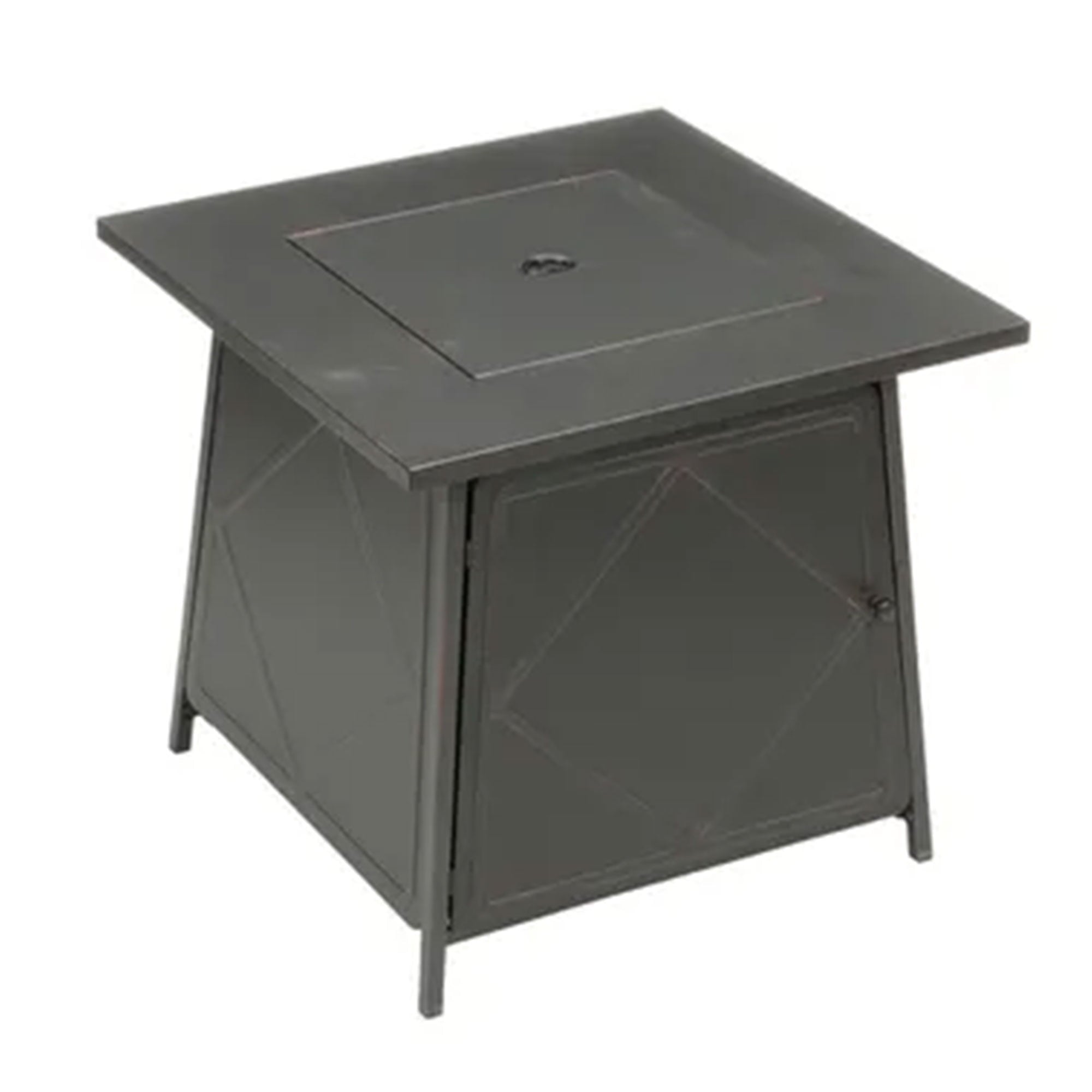 Four Seasons Courtyard Dual Heat 50,000 BTU Square Gas Tabletop Fire Pit