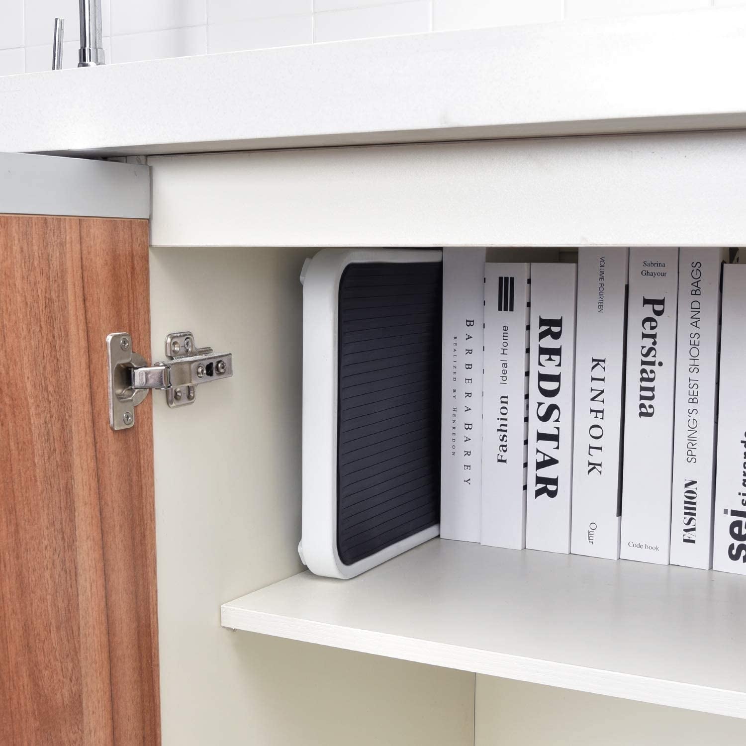 Kingrack Folding Step Stool for Adults, Non-Slip One Step Ladder, Collapsible Stool, Lightweight Foot Stool Up to 330 lbs