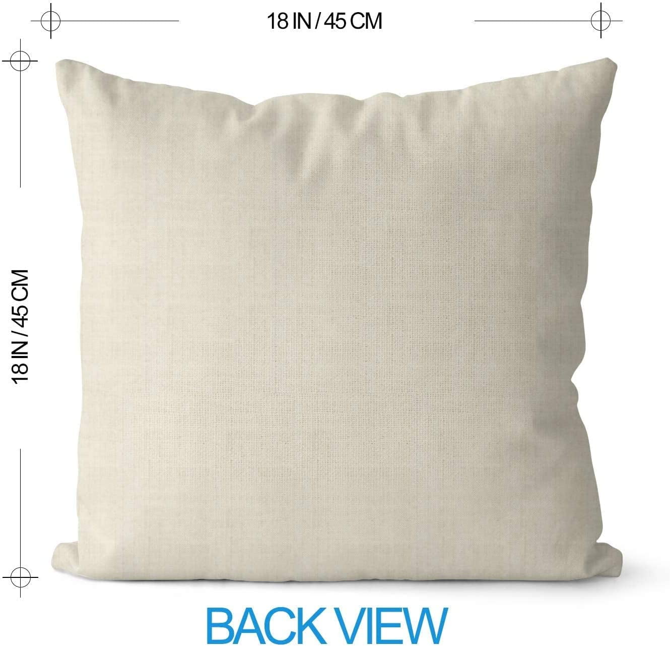 Artoid Mode Nutcracker Fa La La Merry Christmas Pillow Covers 18 x 18 Inch, Set of 4 Square Winter Xmas Decorative Farmhouse Outdoor Pillow Case