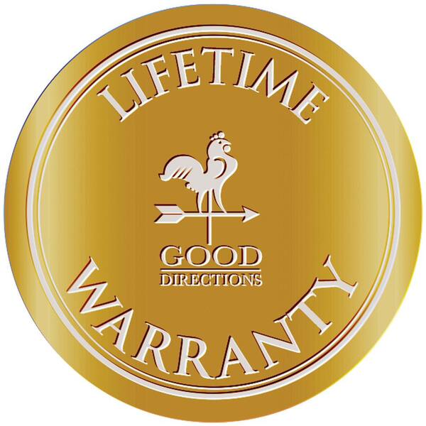 Avalon Pure Copper Rooftop Finial with Roof Mount