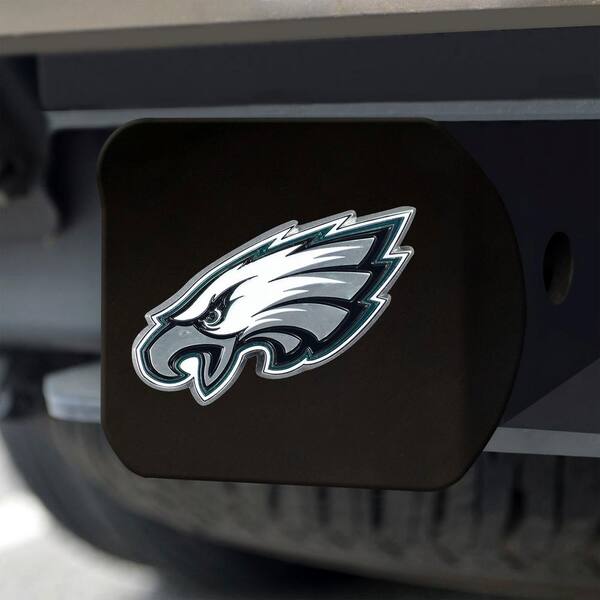 NFL - Philadelphia Eagles 3D Color Emblem on Type III Black Metal Hitch Cover