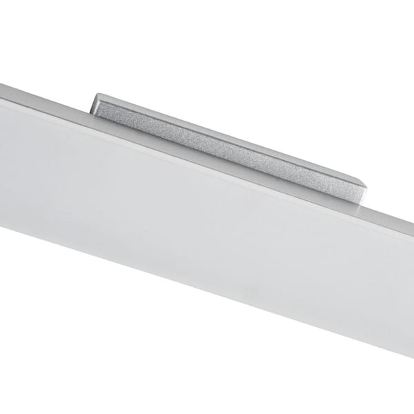 Procyon 36 in. Silver ETL Certified Integrated LED Vanity and Bathroom Lighting Fixture AC LED ADA Compliant IP44