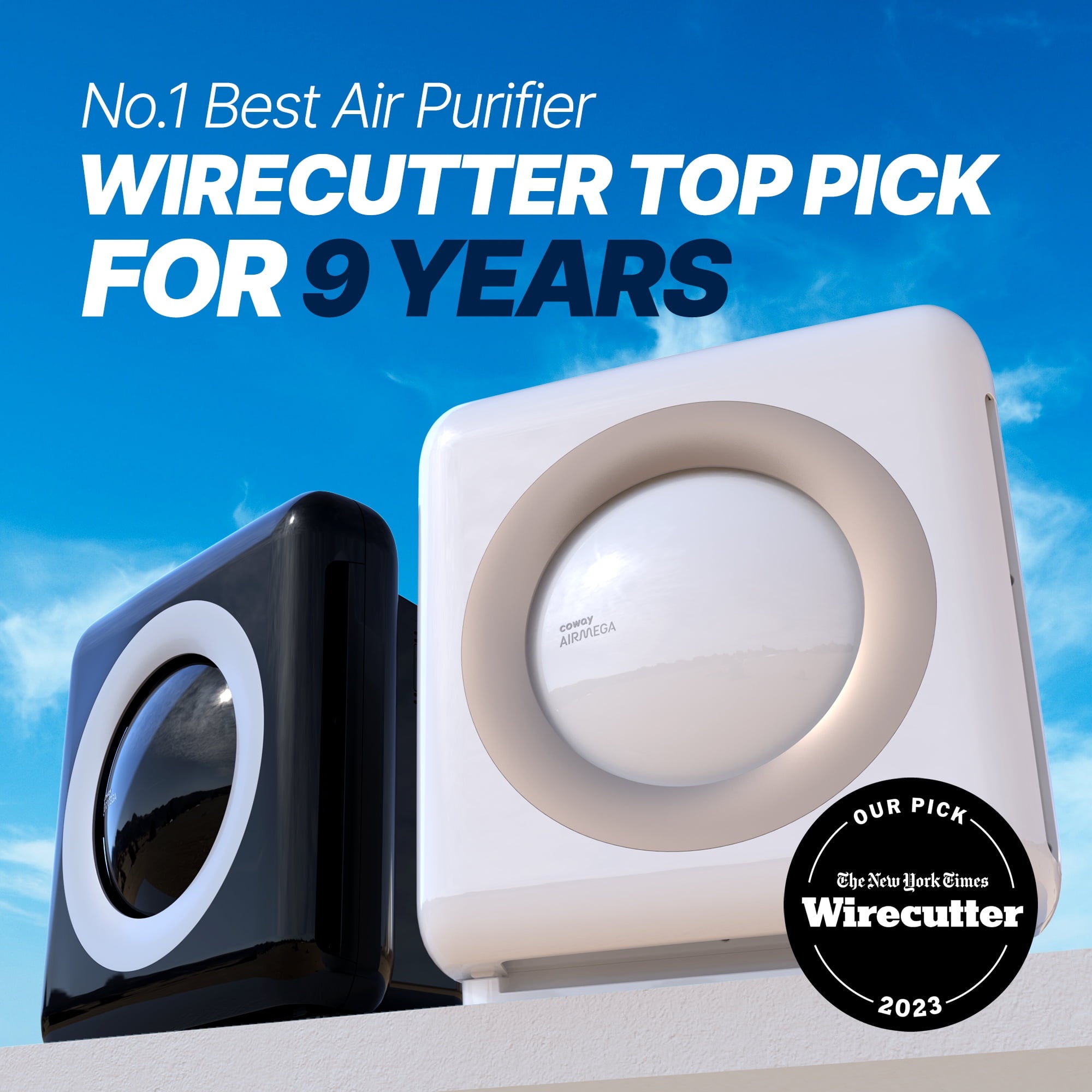 Coway Airmega AP-1512HH(W) Mighty True HEPA Air Purifier with 361 Sq. Ft. Coverage