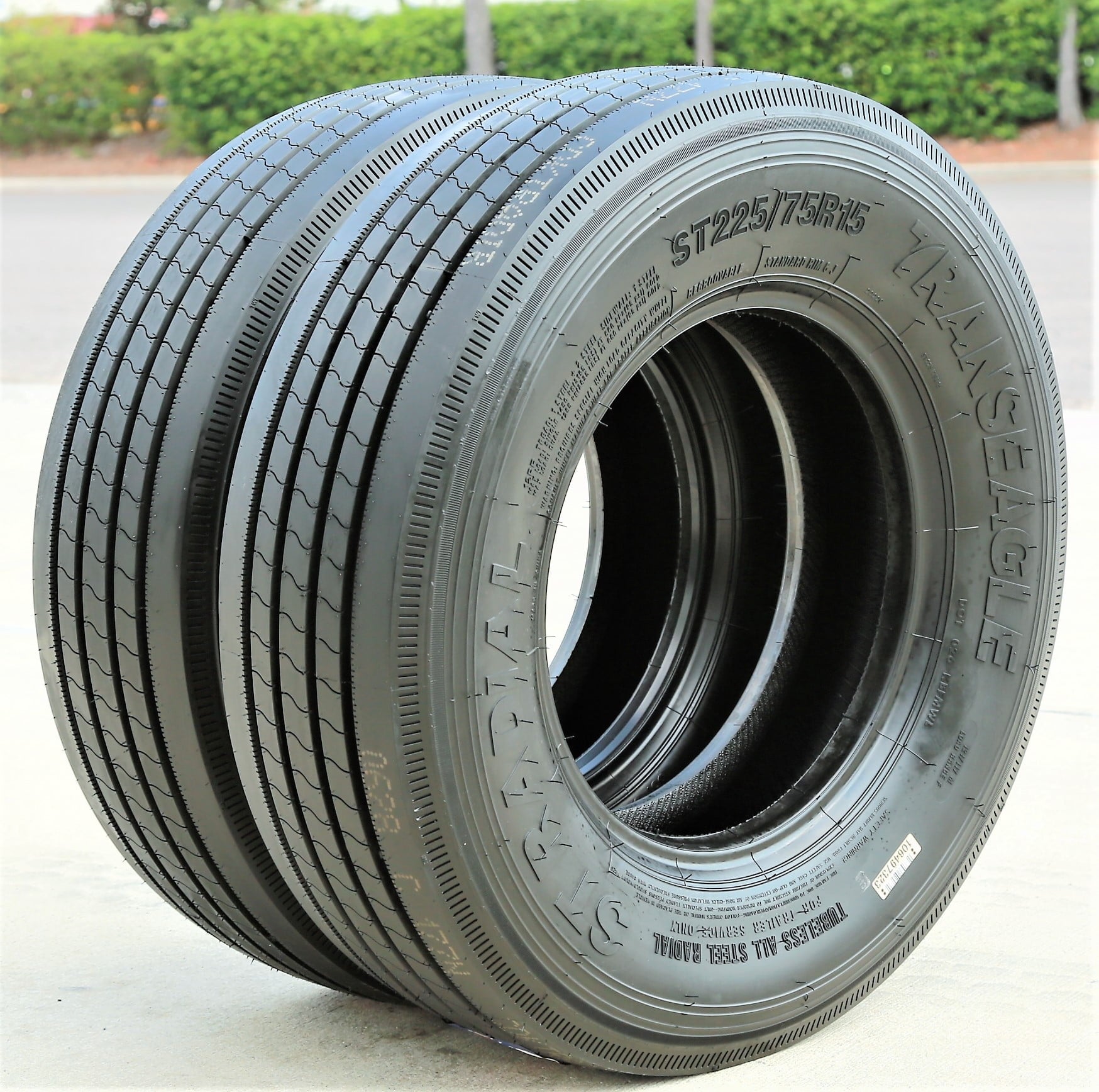 Transeagle All Steel ST Radial 225/75R15 Load F 12 Ply Trailer Tire