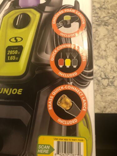 NEWSun Joe SPX2680-MAX Electric Pressure Washer, 13-Amp, 2050 PSI MAX, 1.2 GPM