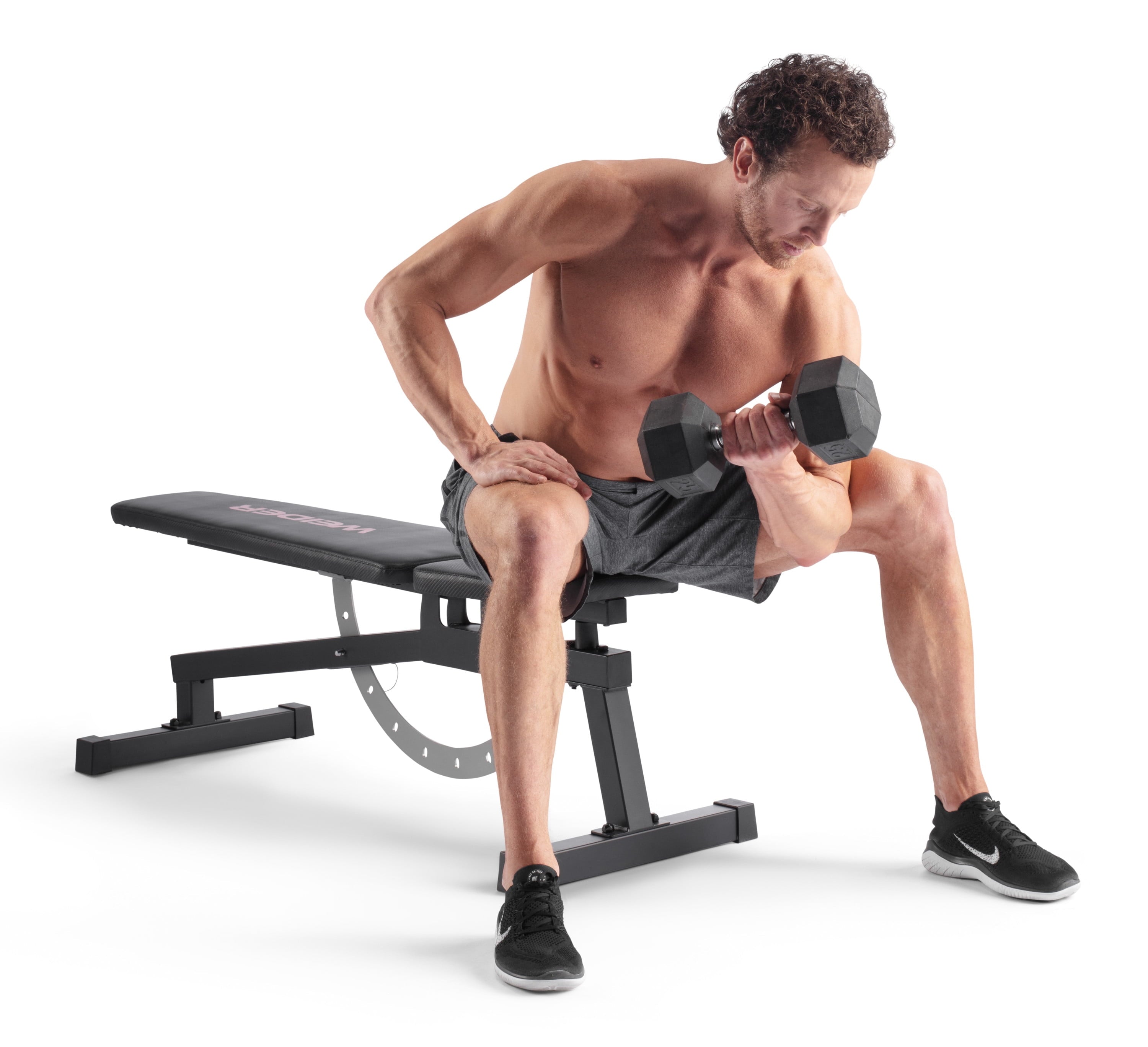 Weider Legacy Adjustable Bench with 14 Positions, 410 Lb. Weight Limit