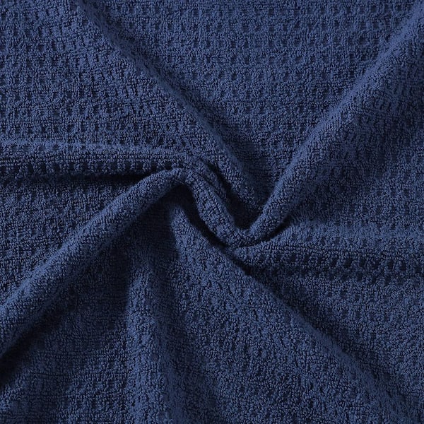 Northern Pacific 2-Piece Navy Blue Cotton Bath Towel Set