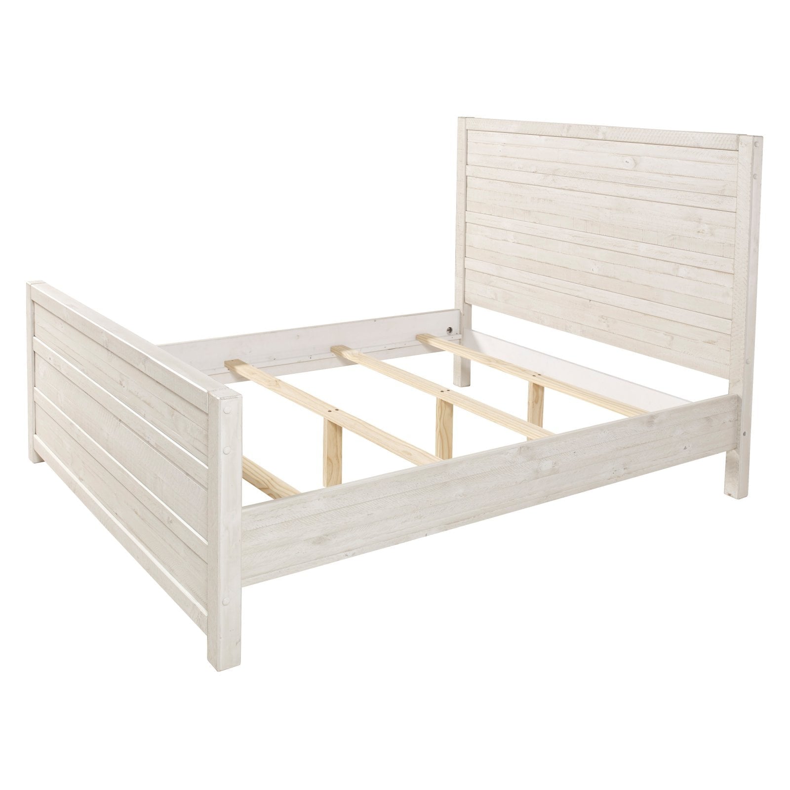 Carmel Bed - King Size - Antique Walnut Finish