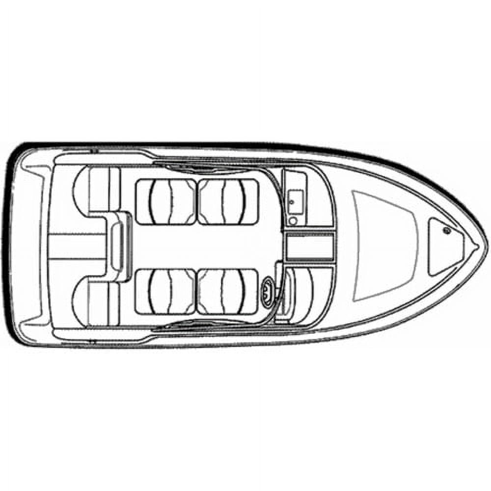 Carver 78004 Flex-Fit Boat Cover - 17'-19' Length x 96