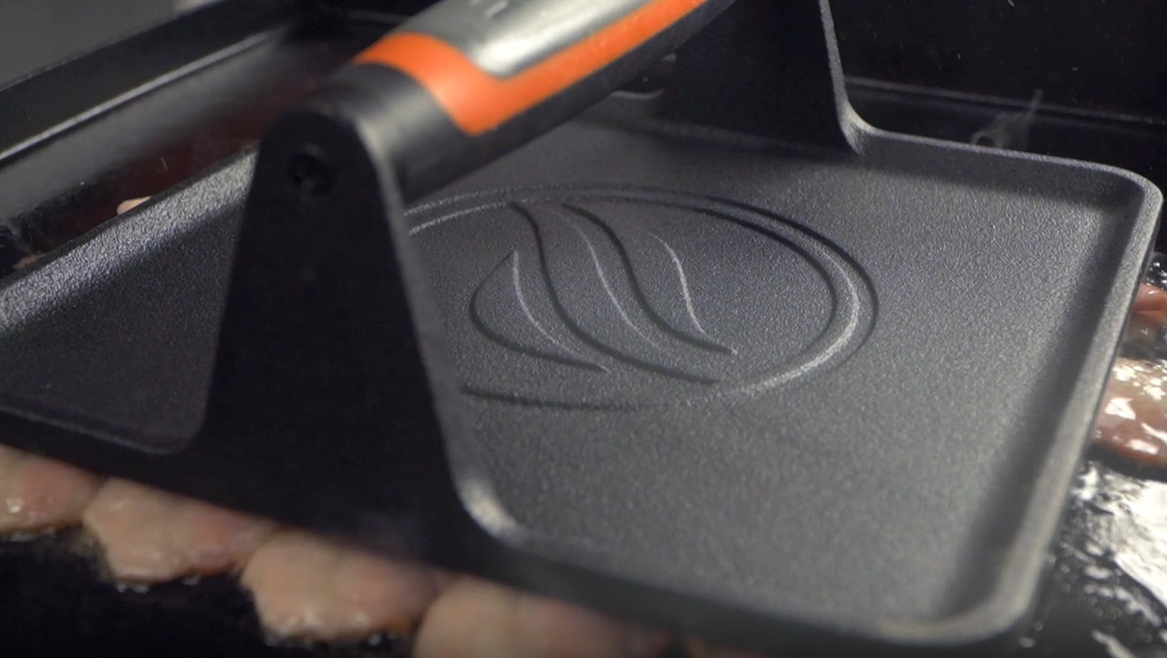 Blackstone Cast Iron XL Griddle Grill Press with Signature Handle