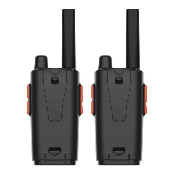 FRS 2-Way Radios in Black (2-Pack)