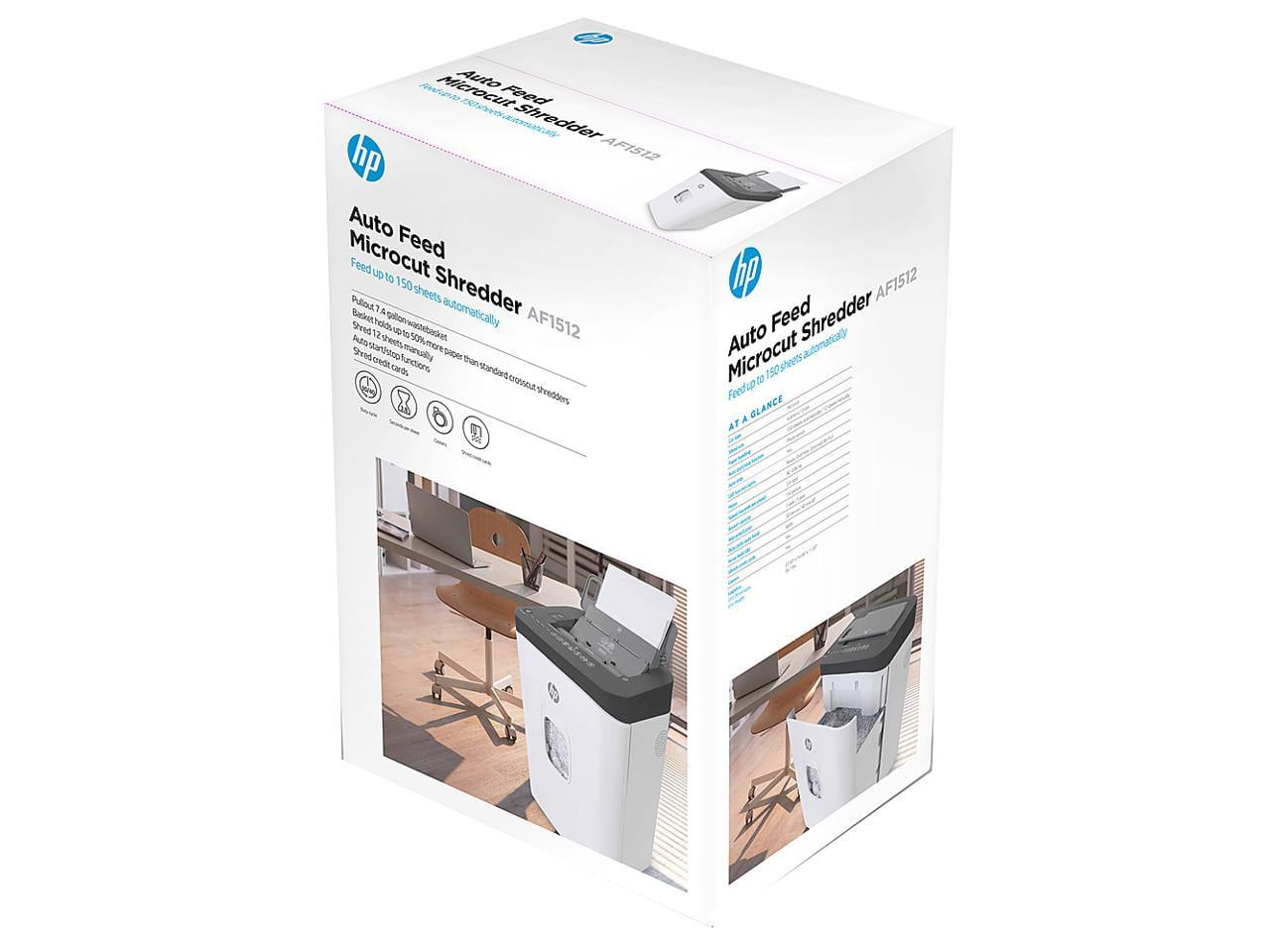 HP AF1512 Microcut Shredder - Auto Feed 150 Sheets