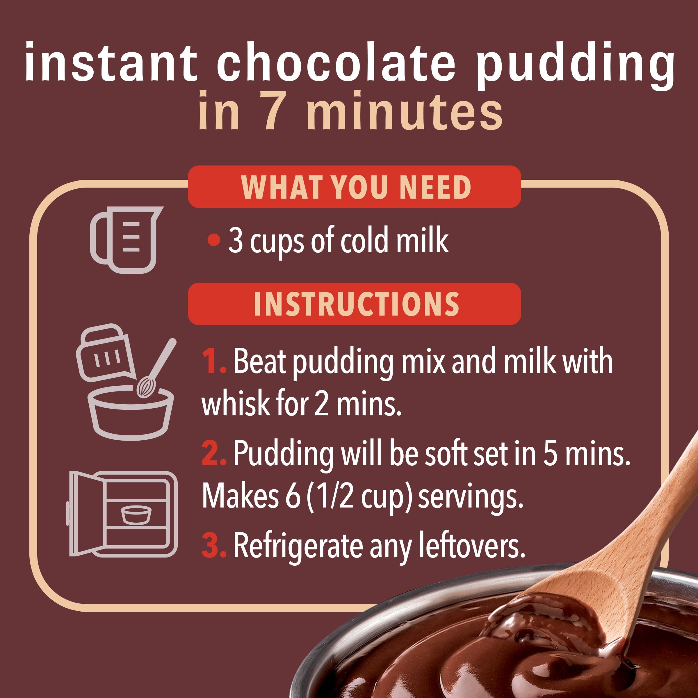 Jell-O Chocolate Instant Pudding Mix & Pie Filling, 5.9 oz. Box