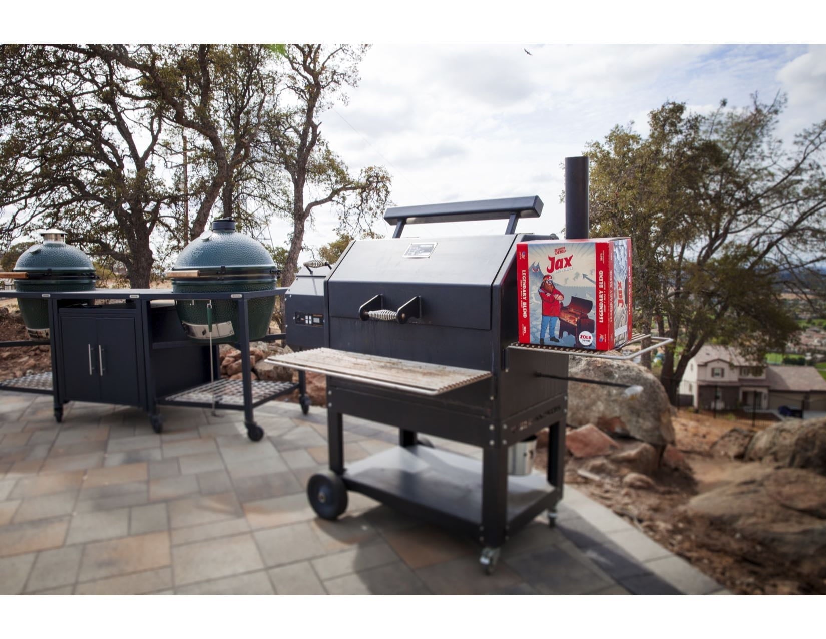 Jealous Devil Jax Legendary Blend BBQ Pellets, 20 lbs - Cherry, Maple, Hickory for Smoking and Grilling