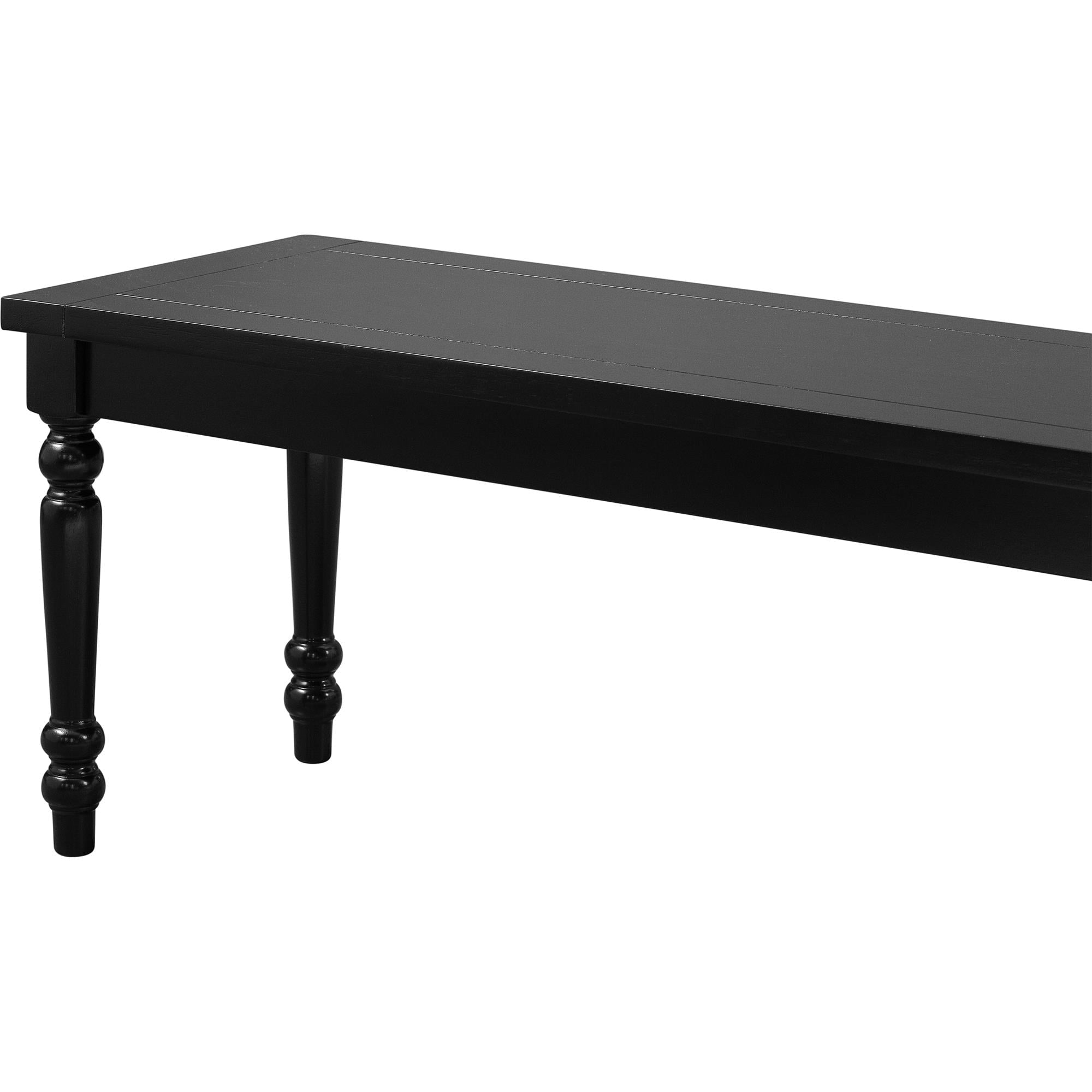 Camden Isle Philippe Dining Bench, Black