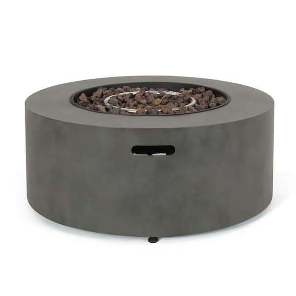 Reign Concrete Circular Metal Fire Pit (No Tank Holder)