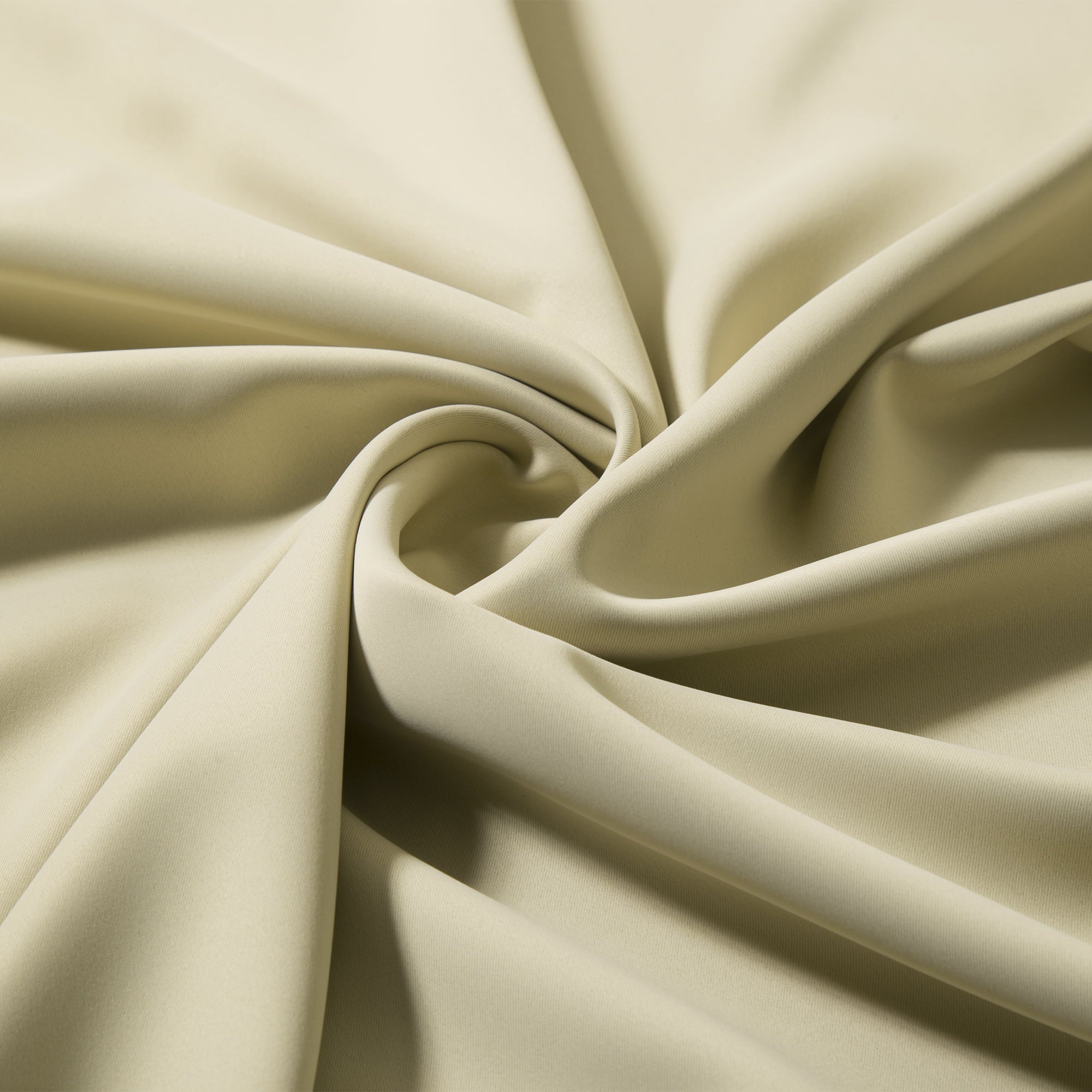 Quality Home Thermal Insulated Blackout Curtains - Stainless Steel Nickel Grommet Top - Beige - 52