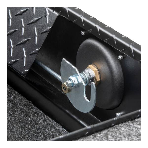 72 in. Matte Black Aluminum Secure Lock Tool Box with Low Profile (Heavy Packaging)