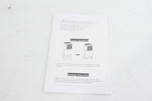 32 Pint Dehumidifier Basement Large Room 2000 Sq Ft Quiet Dehumidifier White