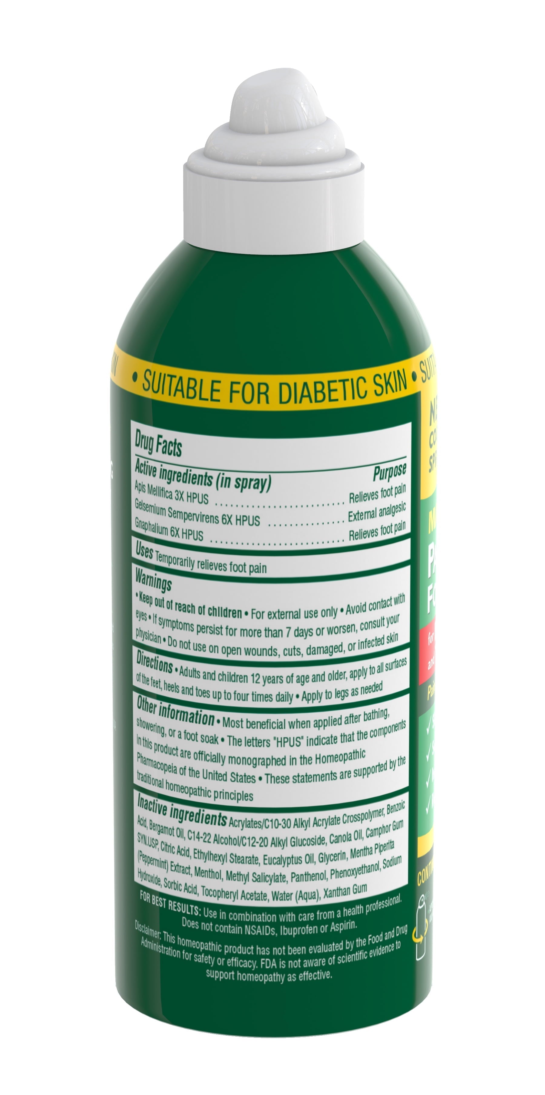 MagniLife DB Pain Relieving Foot Spray Calms Burning and Tingling, 3 oz