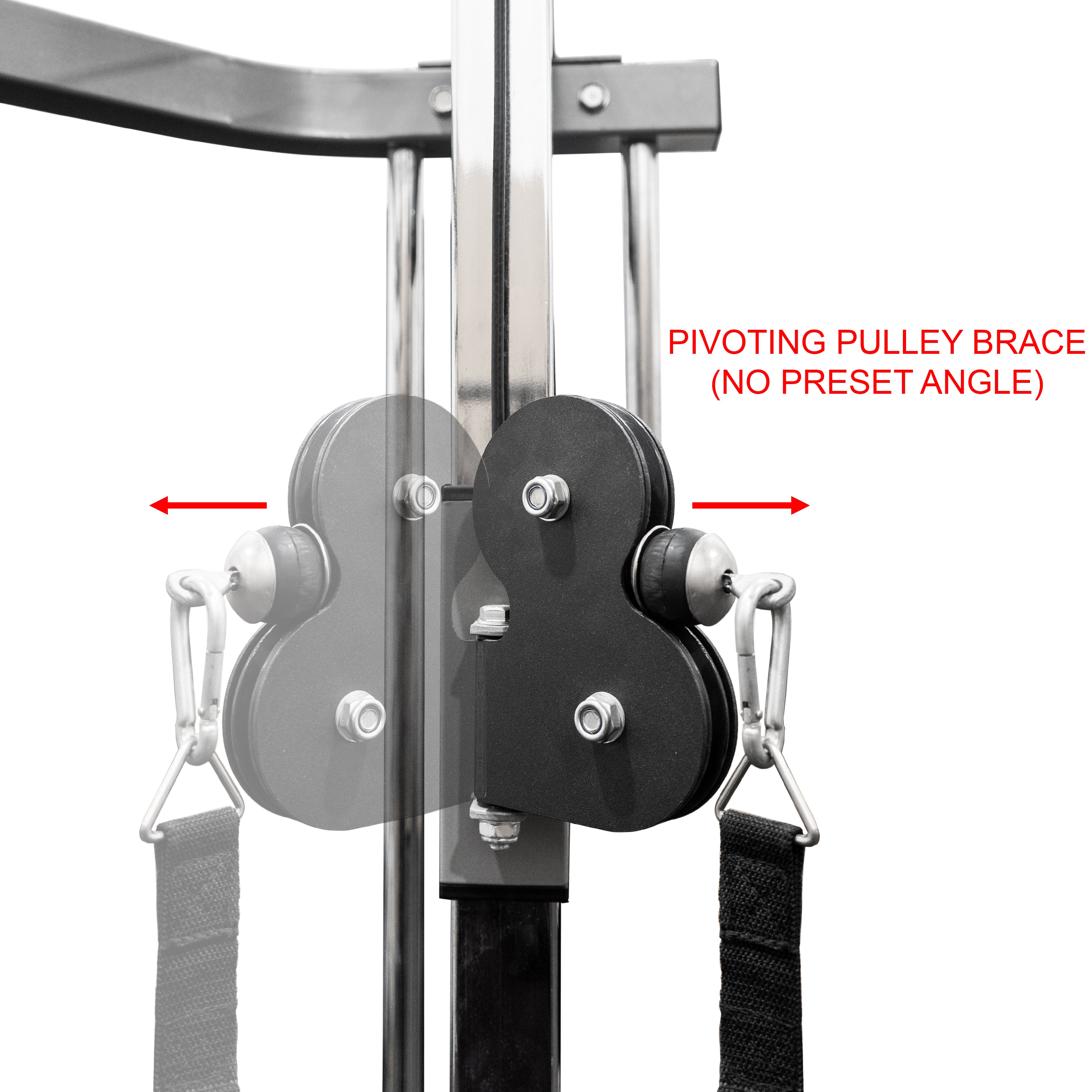 BD-7BCC Power Rack with Lat Pull & Cable Crossover Attachments