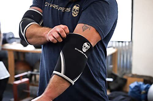 Elbow Sleeves 1 Pair W/Wrist Wraps - Support & Compression for Powerlifting