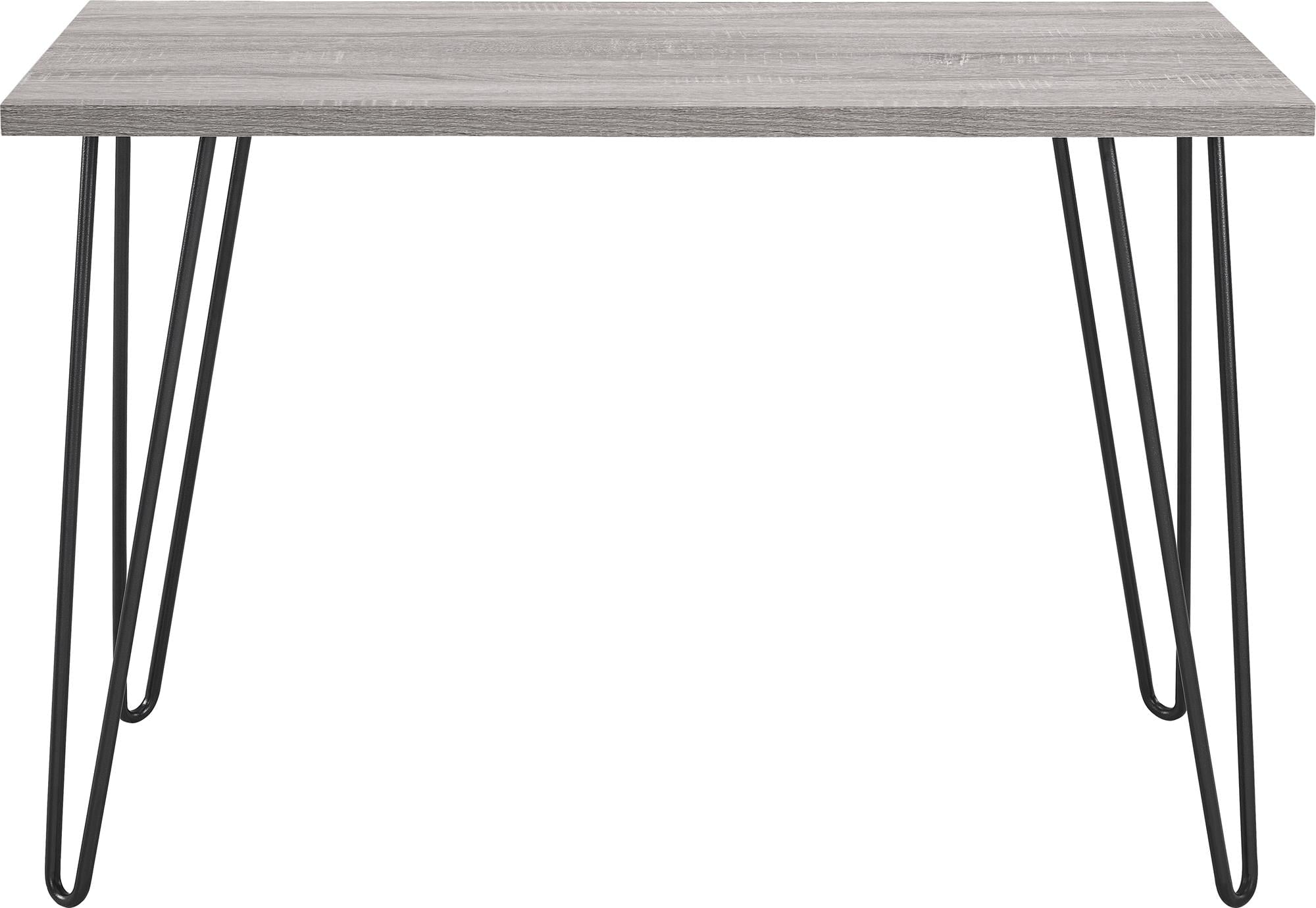 Mainstays Retro Computer Desk, Distressed Gray Oak