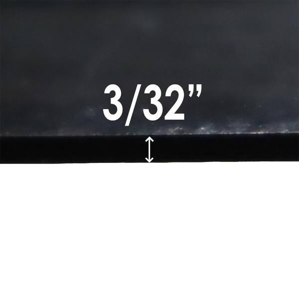 Neoprene Commercial Grade, Black, 60A, 0.094