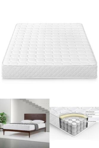 Zinus Mattress 8 Inch Luxury  Bedroom Coil Spring Back Pain Relief Bed