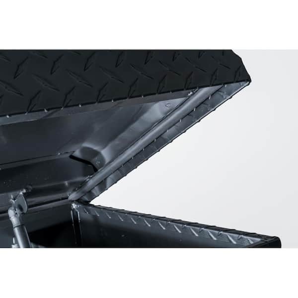 46.8 in. Matte Black Aluminum Lo-Side Side Mount Truck Tool Box