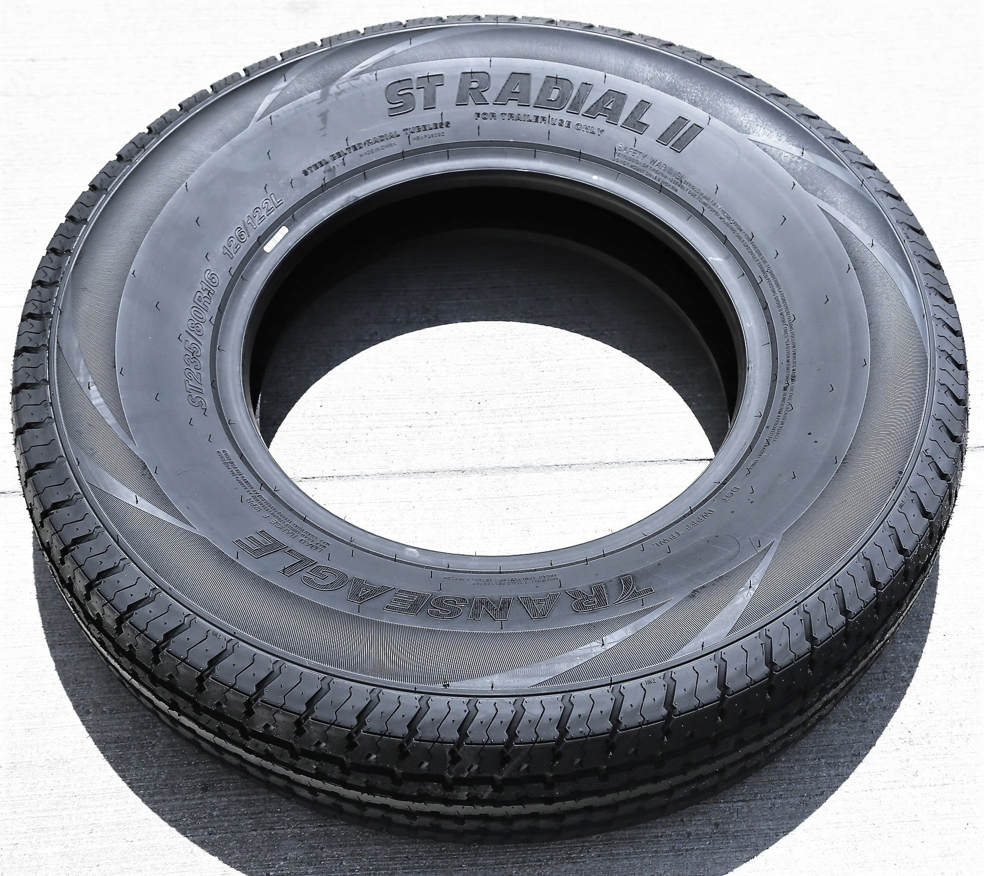 Transeagle ST Radial II Trailer Tire - ST235/80R16 126L LRF 12PLY