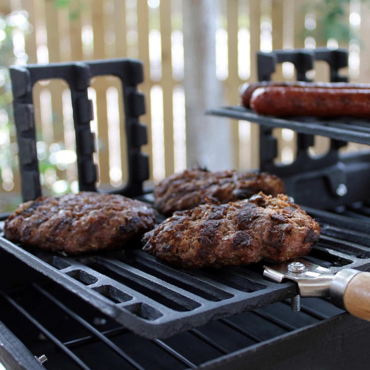 Allen Cast Iron Hibachi Tabletop Charcoal BBQ Grill