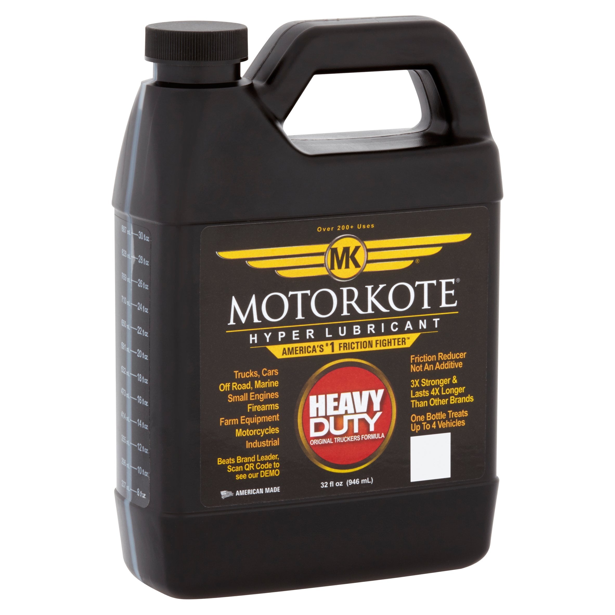 MotorKote Hyper Lubricant 32 oz, Engine Treatment Gas or Diesel lubricant