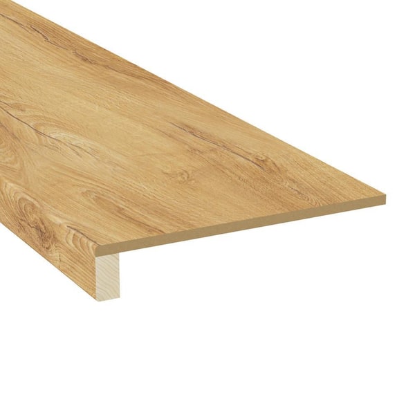 0.375 in. x 11.5 in. x 48 in. Laminate Marigold Oak No Return Modern Retread