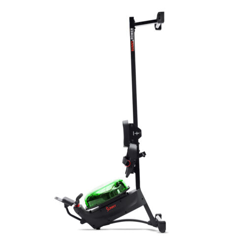 Sunny Health Fitness Smart Hydro+ Magnetic Compact Water Rower SF-RW522017GRN