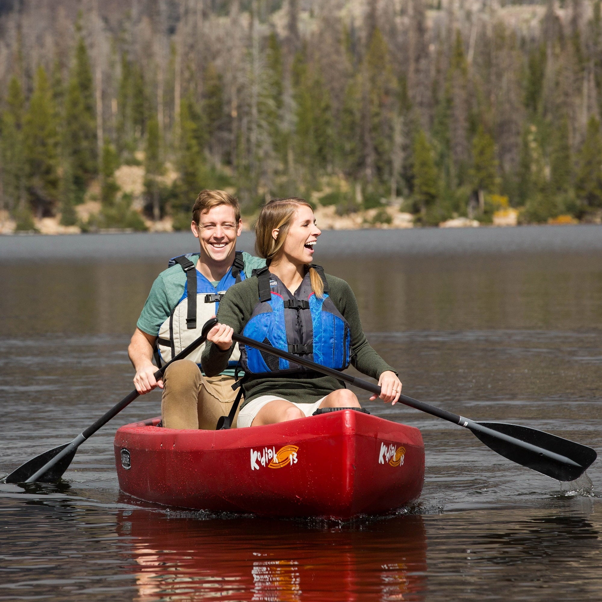 Lifetime Kodiak 13 ft Canoe, Red (90658)