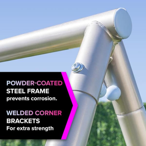 Super Surfer Metal Swing Set with Slide