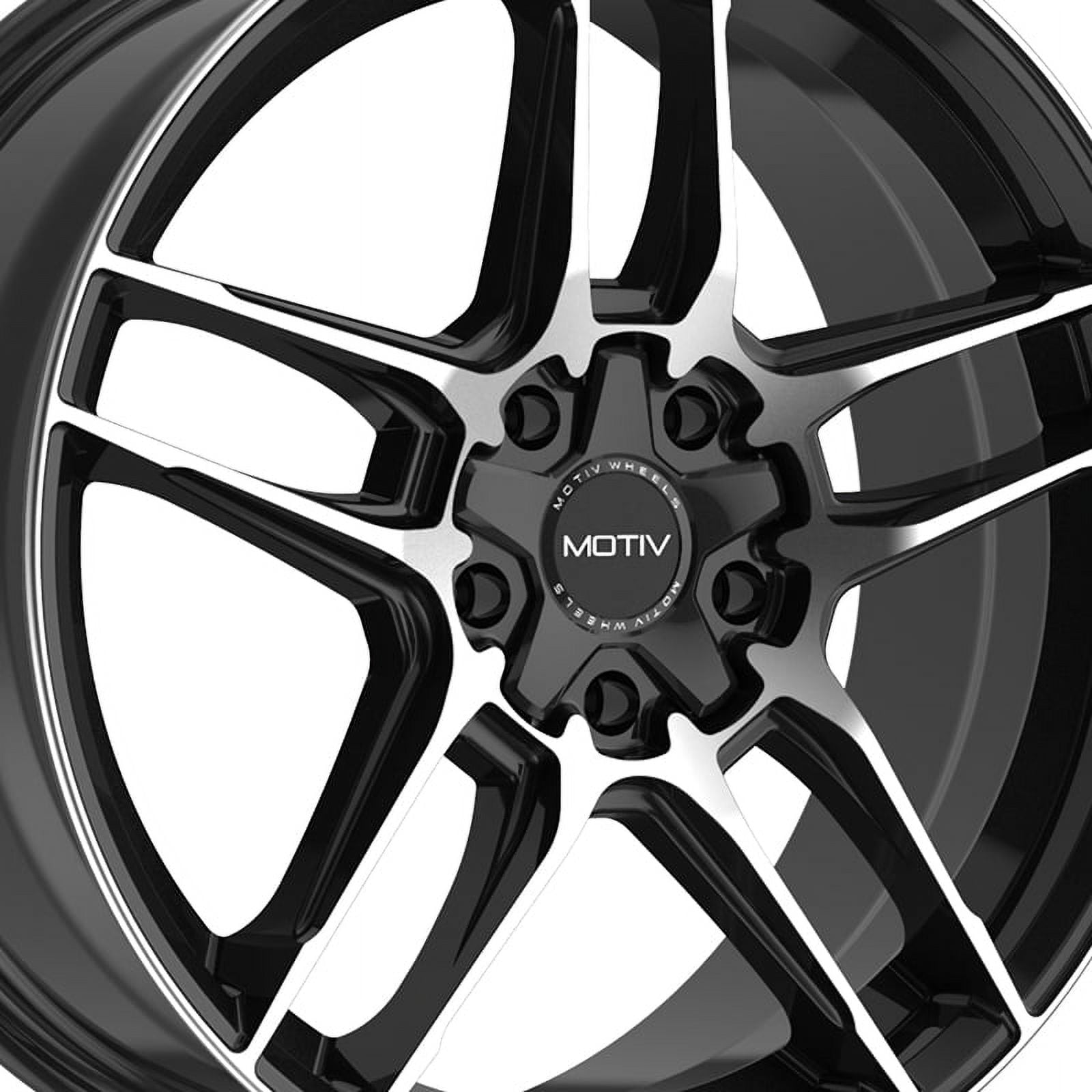Motiv 18x7.5 5X100 434MB Matic Black Wheel Rim