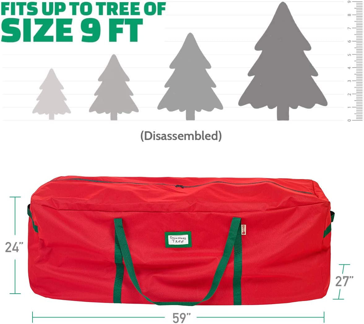 9 ft. Tall Christmas Tree Bag Extra Large Artificial Xmas Holiday Tree Bag Brand Hold N Storage
