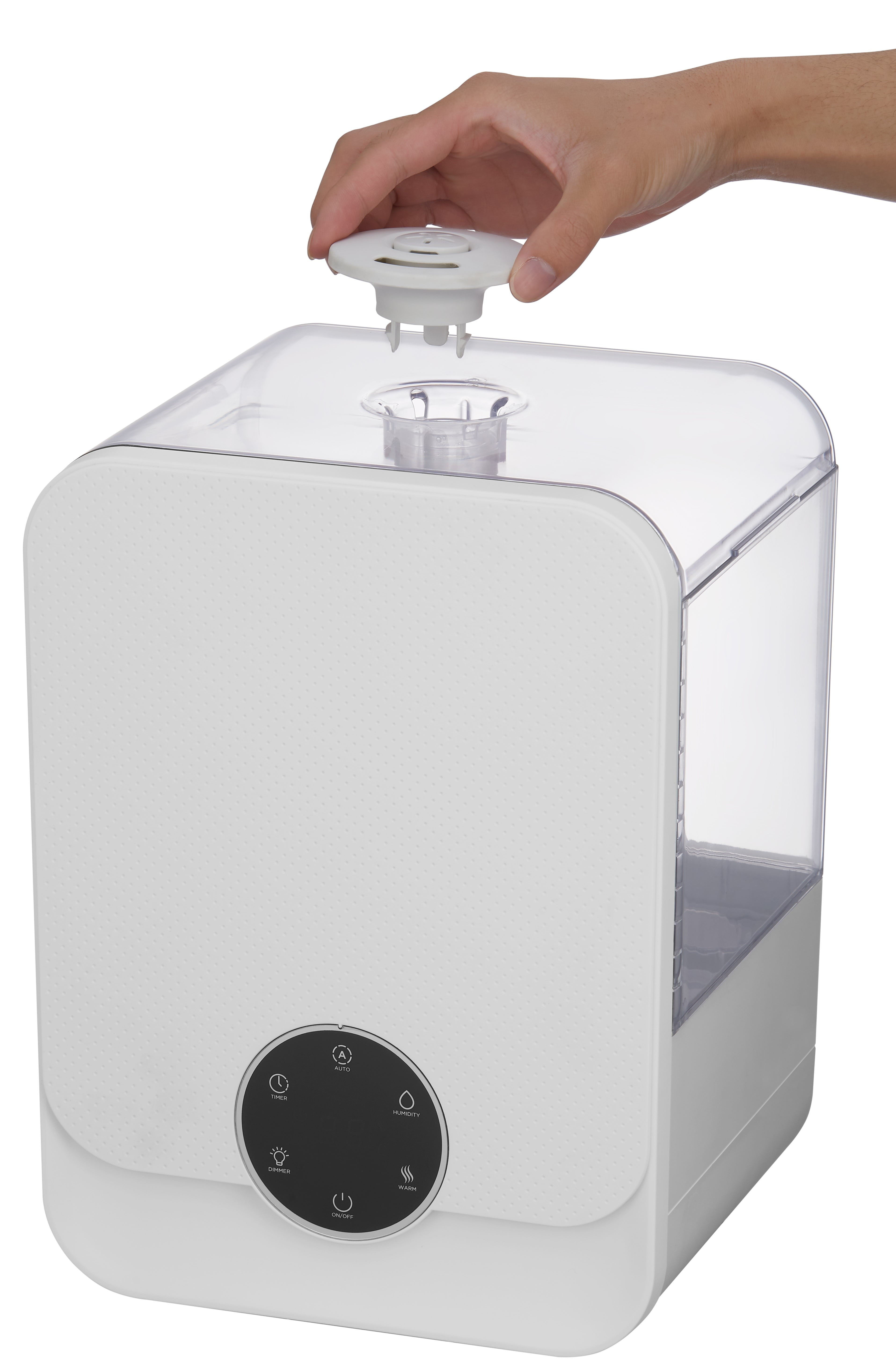 Better Homes & Gardens 1.6 Gal Ultrasonic Warm/Cool Mist Humidifier with Remote, White