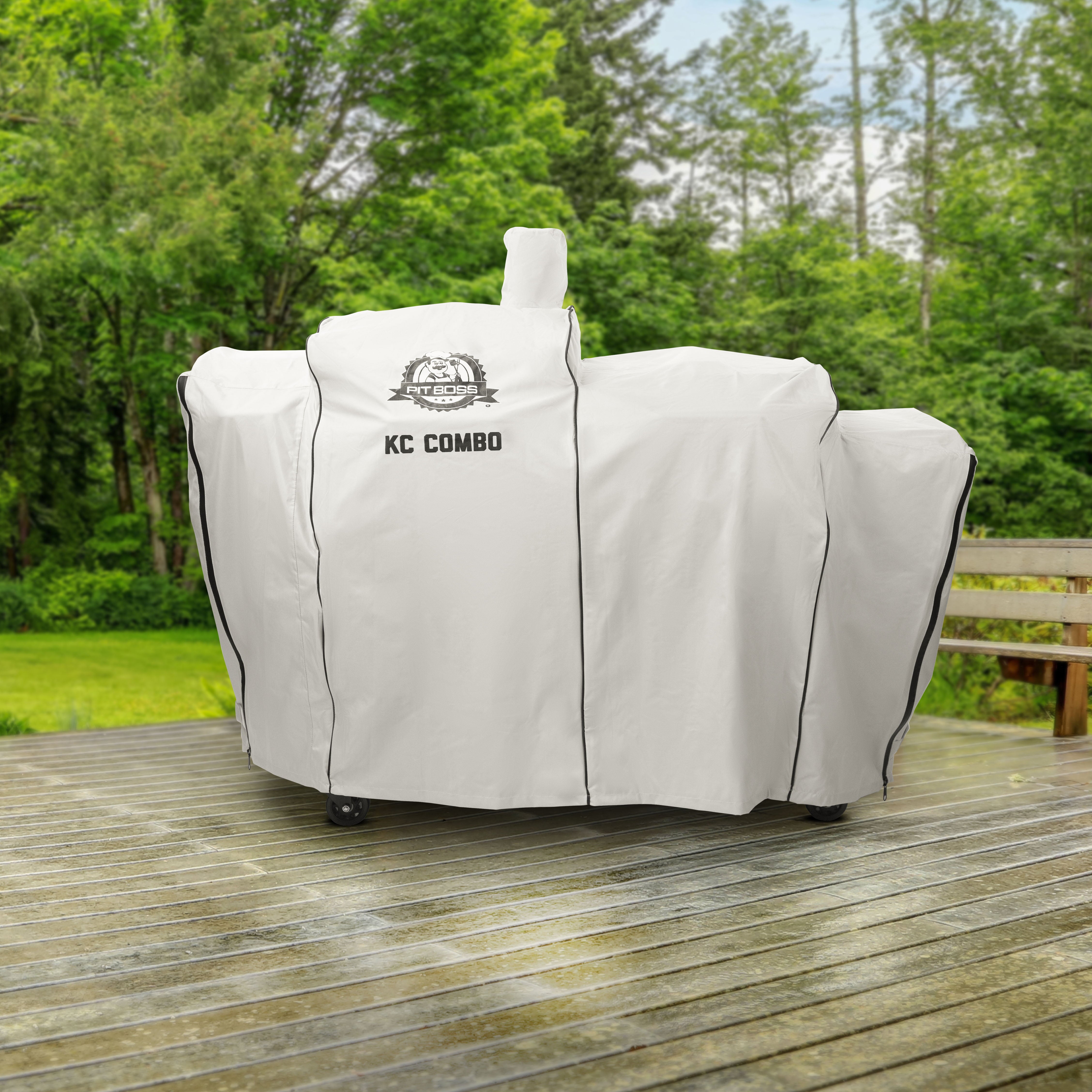 Boss Platinum KC Combo Grill Cover, Fits KC Combo Platinum Grill