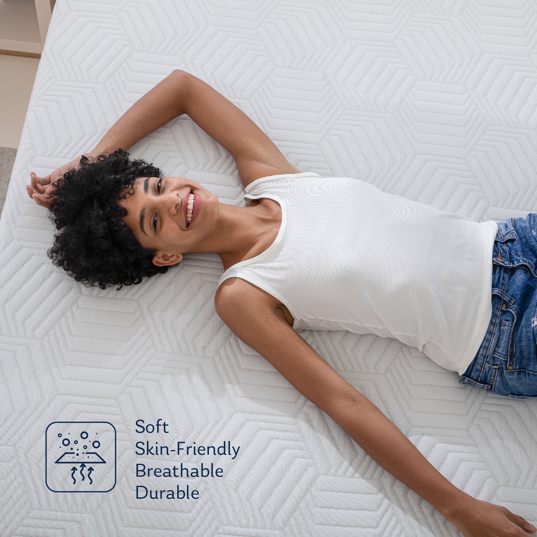 Ego Blue 8 inch Cooling Gel Memory Foam Mattress, Twin Mattress in a Box, Medium