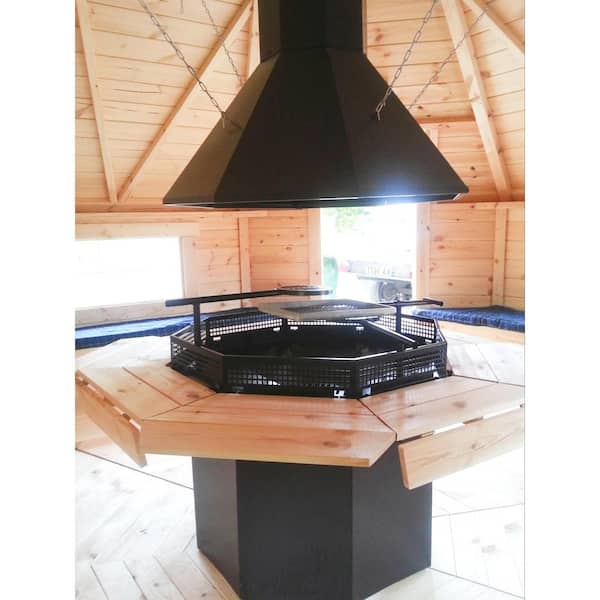 Grill Cabin G 16 ft. x 16 ft. Octagon Grilling Cabin D.I.Y. Building Kit