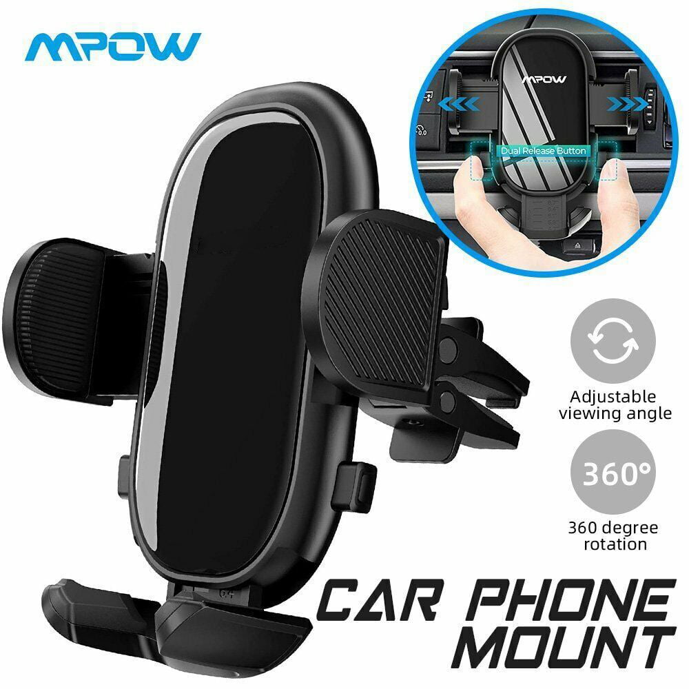 Car Air Vent Mount Cell Phone Holder Dock w/ Stable Clip For iPhone Samsung