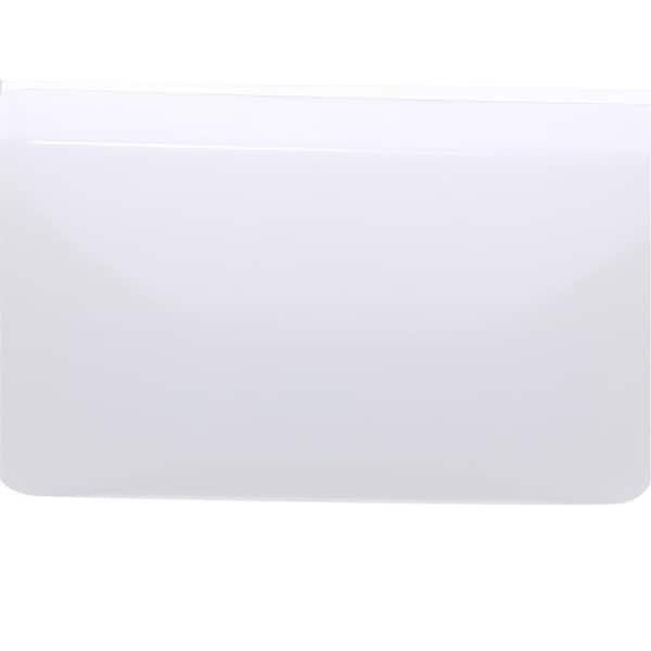 15 in. White LED Low-Profile Residential Square Flush Mount