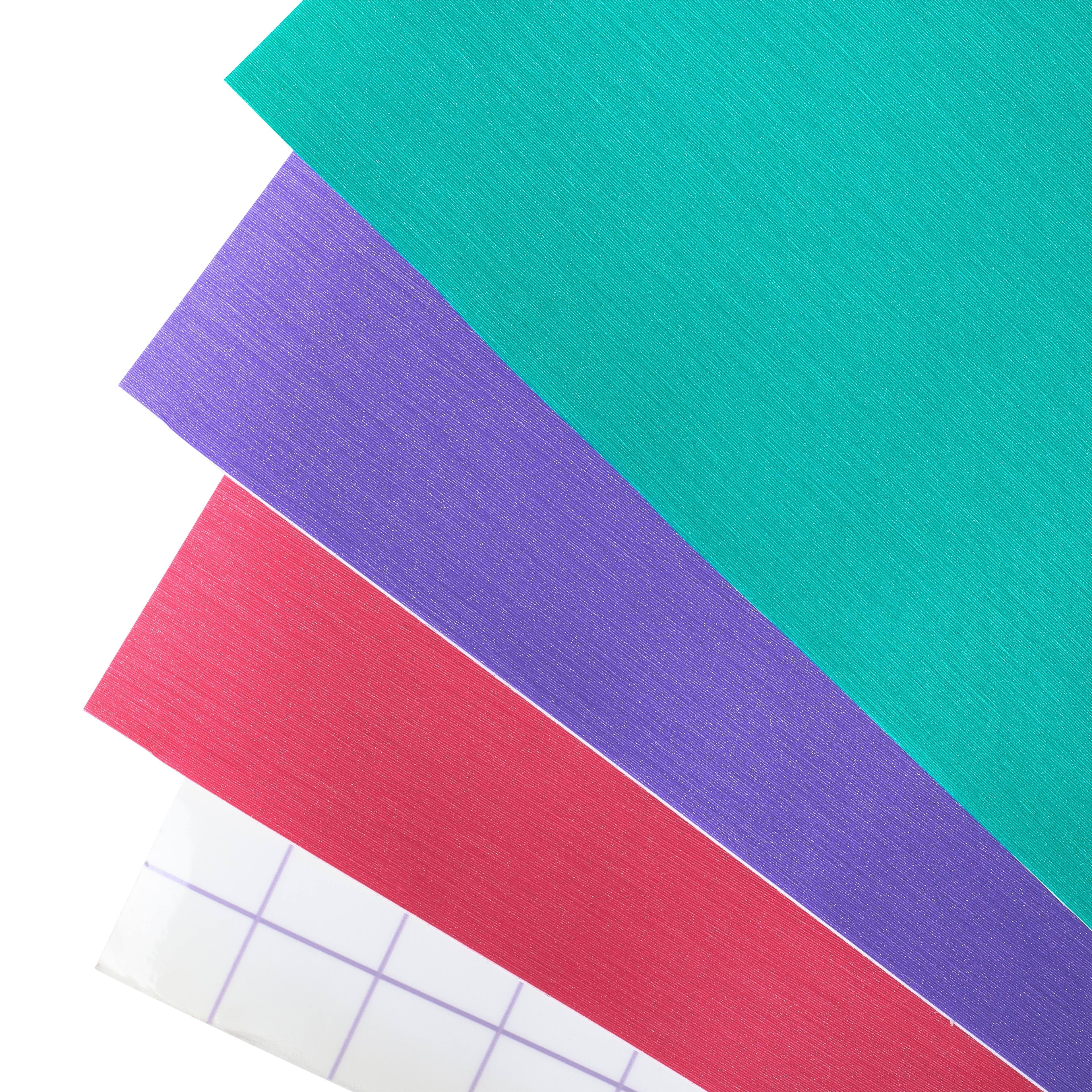 9 Packs: 3 ct. (27 total) Cricut® Premium Vinyl Sampler Brights True Brushed