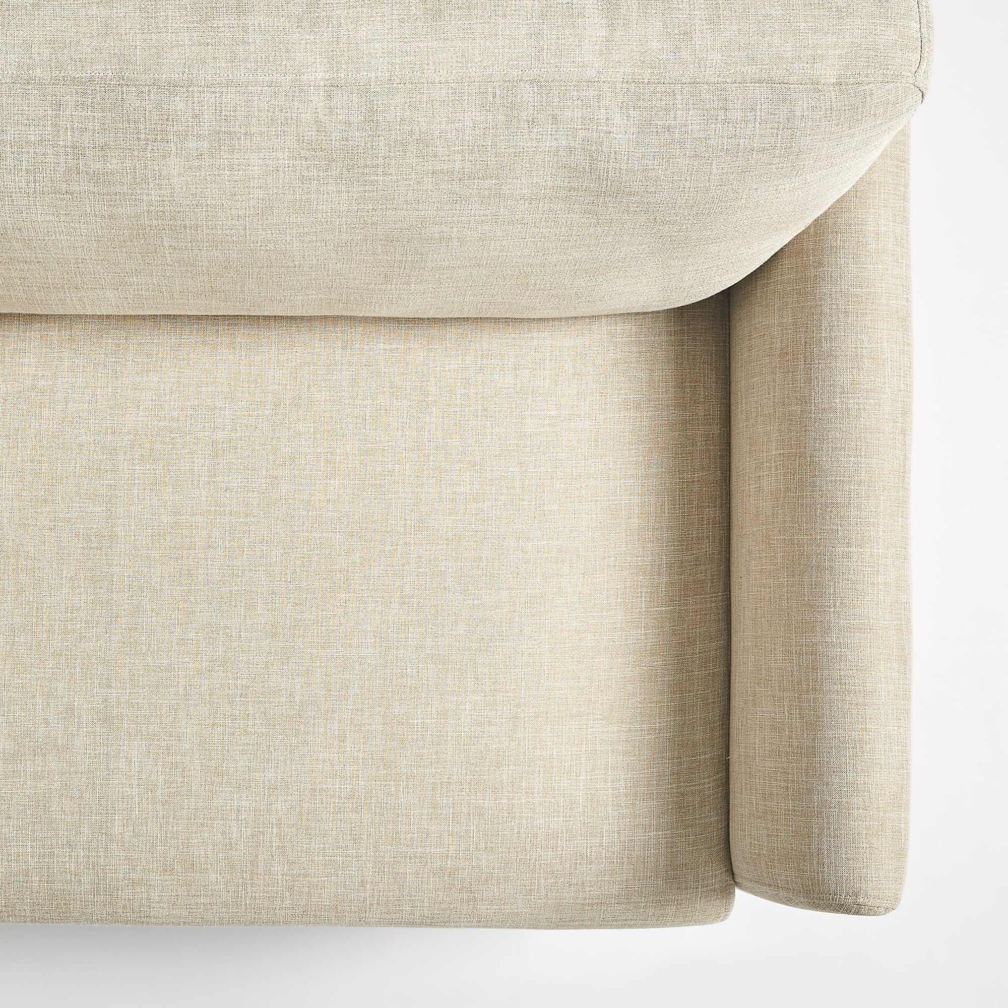 Zinus Jackie 2-Seater Loveseat, Beige