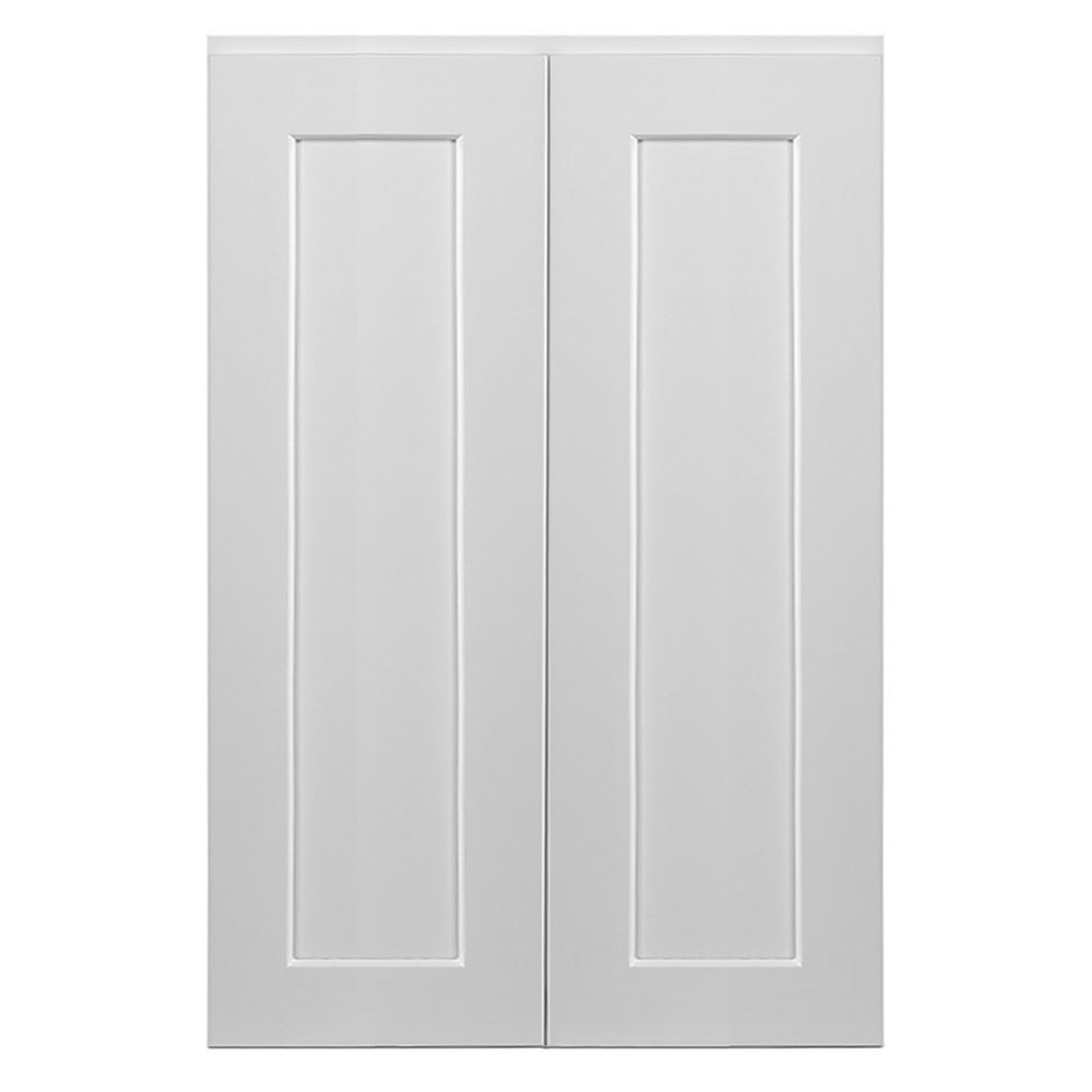 Design House 543132 Brookings Unassembled RTA (Ready-to-Assemble) Shaker Style Wall Kitchen Cabinet 24x36x12, White